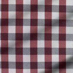 State and Liberty "The Dawson" Big Maroon and Grey Check
