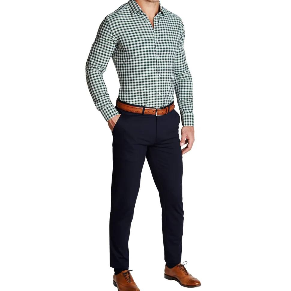 State and Liberty "The Fuller" Forest Green and Black Check