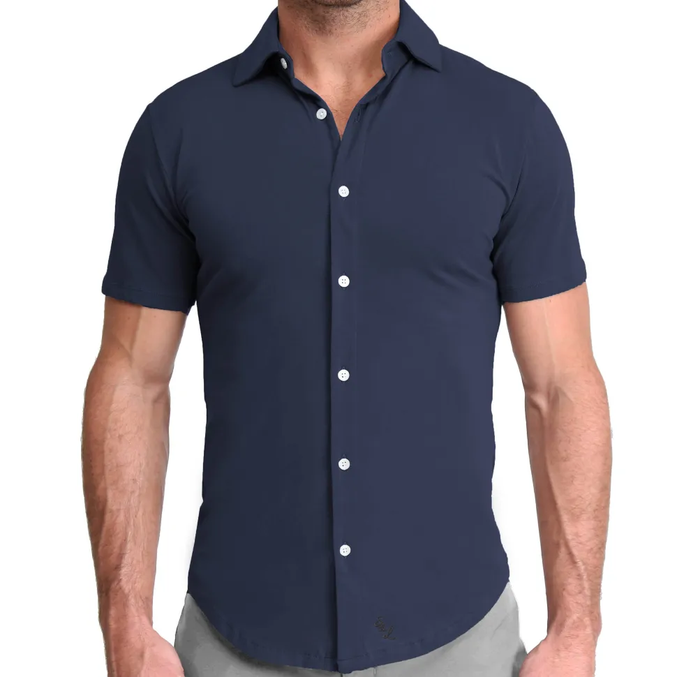 State and Liberty "The Hawkins" Short Sleeve Button Down