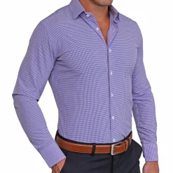 State and Liberty "The Hopkins" Navy and Pink Mini Check