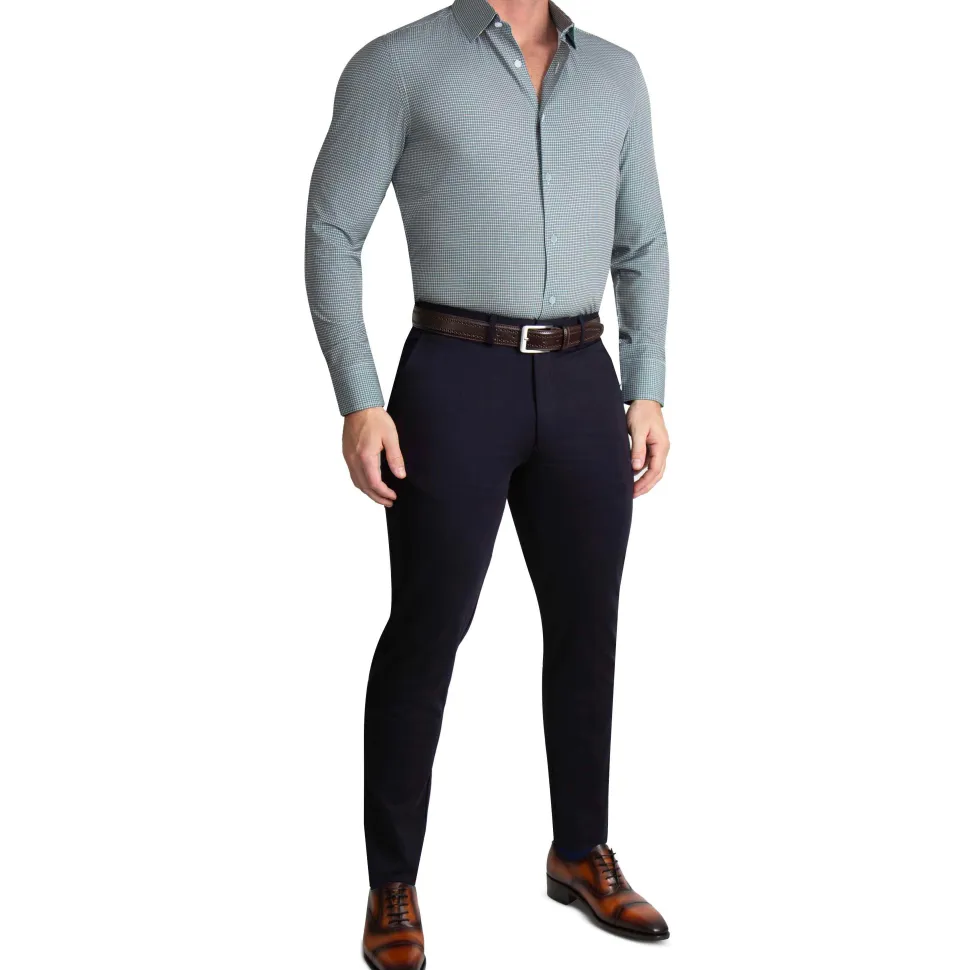 State and Liberty "The La Porta" Green, White, & Black Mini Double Check