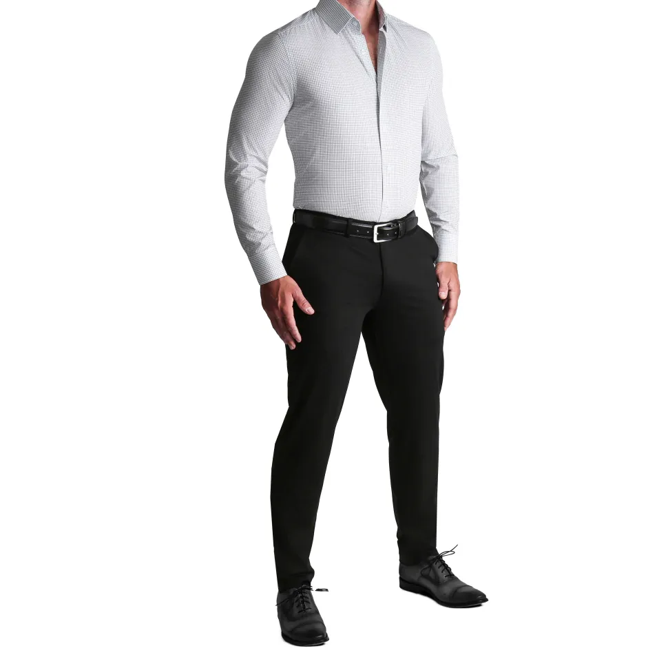 State and Liberty "The Luca" Black Dashed Mini Grid