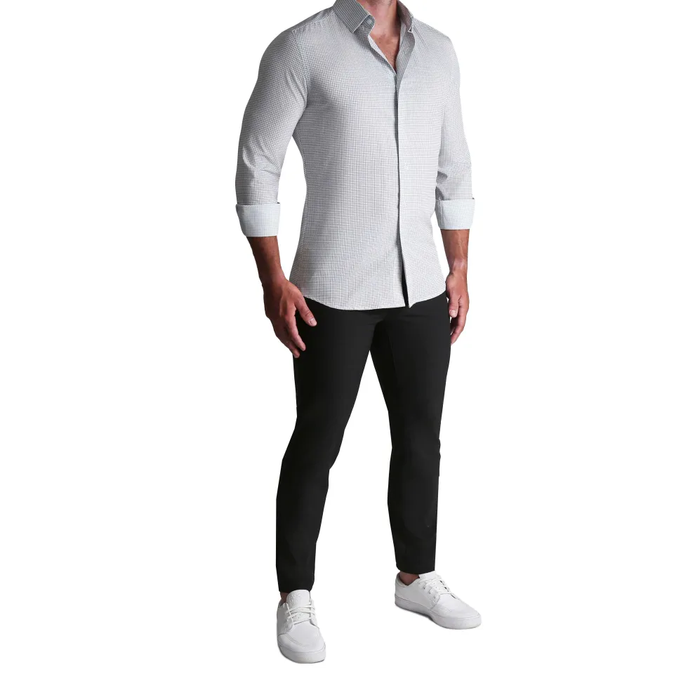 State and Liberty "The Luca" Black Dashed Mini Grid