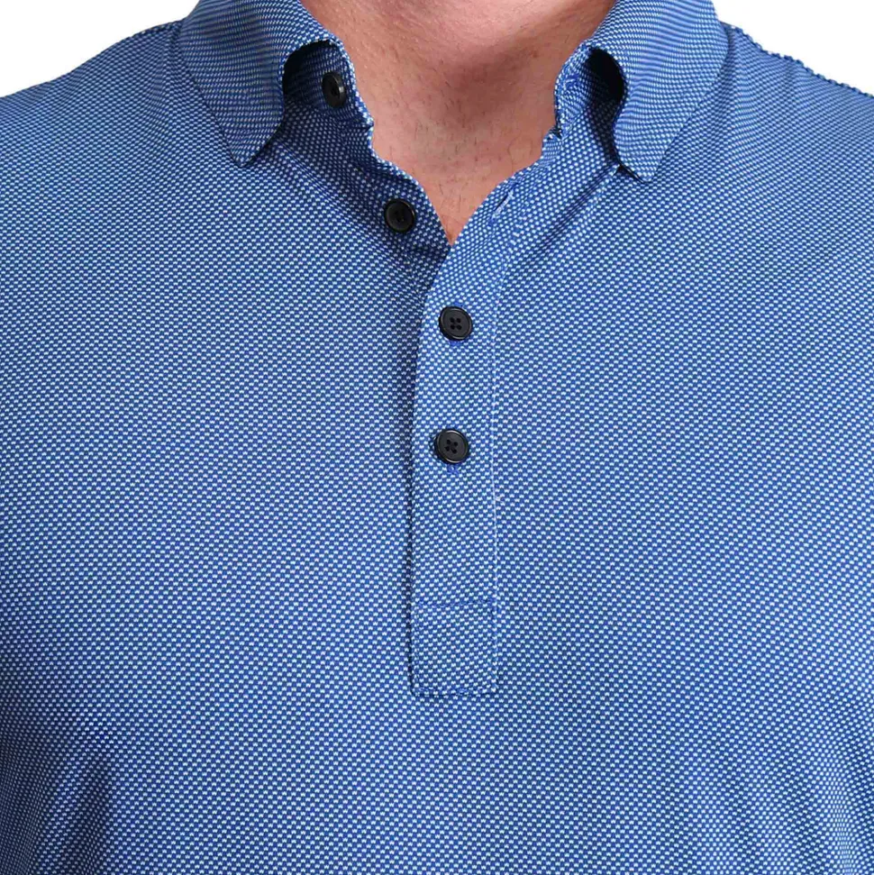 State and Liberty "The Luke" Blue Mini Crown Check