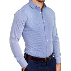 State and Liberty "The Marshall" Blue Pinstripe