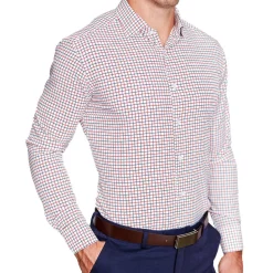 State and Liberty "The Potomac" Red and Blue Cross Stitch