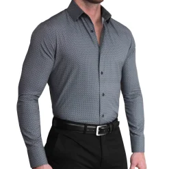 State and Liberty "The Remington" Black and White Star Geo Print