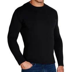 State and Liberty "The Riley" Black Long Sleeve Crewneck