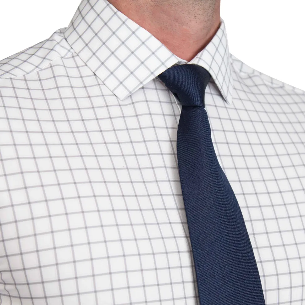 State and Liberty "The Scottie" Grey & White Windowpane