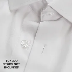 State and Liberty The Solid White Tuxedo Shirt