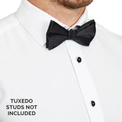 State and Liberty The Solid White Tuxedo Shirt