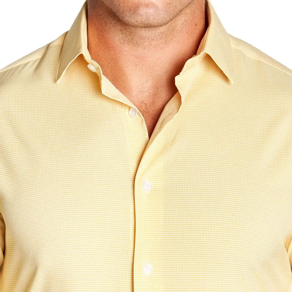 State and Liberty "The Stanley" Yellow Microcheck