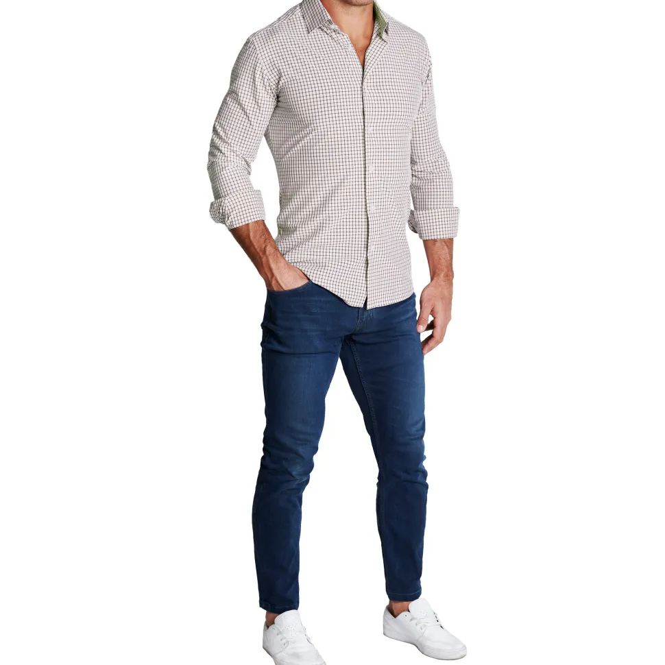 State and Liberty "The Wilson" Brown Windowpane