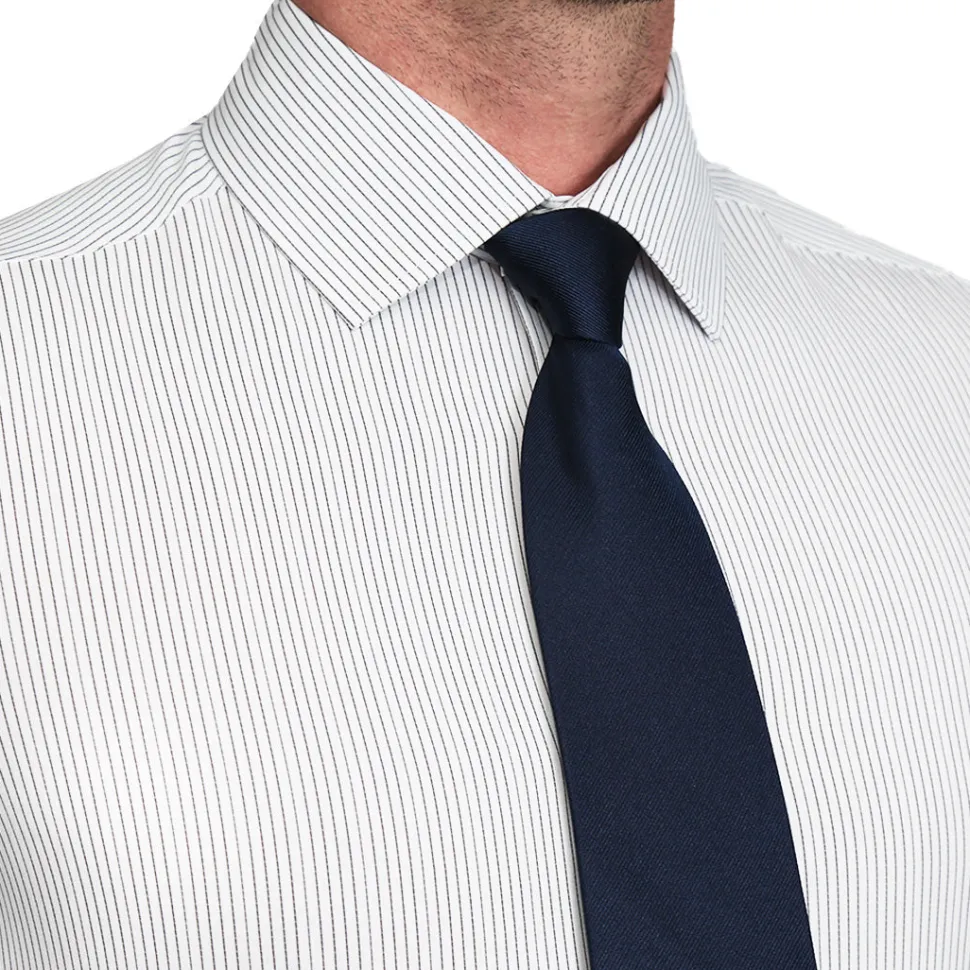 State and Liberty "The Wylder" Charcoal Chalked Pinstripe