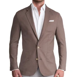 State and Liberty Unstructured Linen Blazer - Taupe