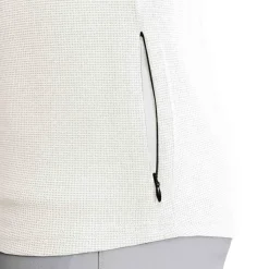 State and Liberty Waffle Knit Quarter Zip - Solid Cream